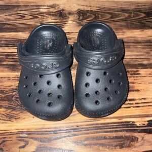 CROCS Kids Black Sandals C4